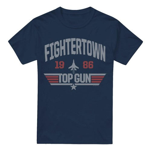 Front - Top Gun Mens Fightertown T-Shirt
