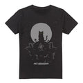 Front - Pet Sematary Mens Cat With Tombstones T-Shirt