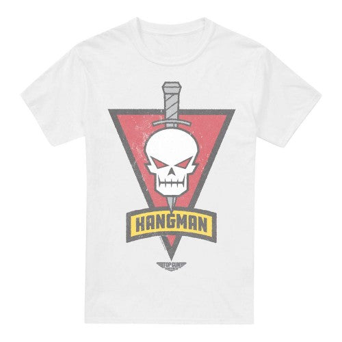 Front - Top Gun: Maverick Mens Hangman Call Sign T-Shirt