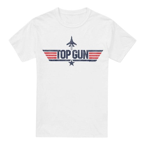 Front - Top Gun Mens Logo T-Shirt