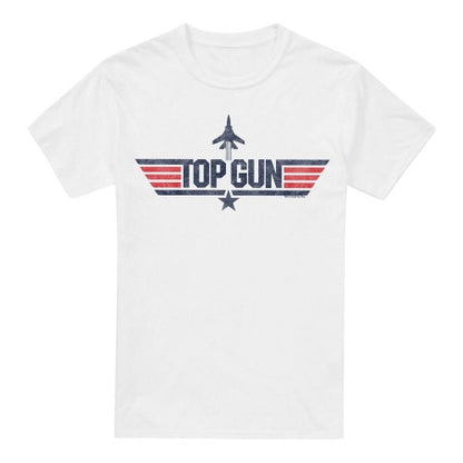 Front - Top Gun Mens Logo T-Shirt