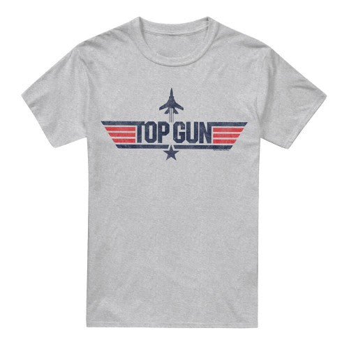 Front - Top Gun Mens Logo T-Shirt