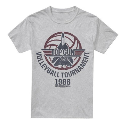 Front - Top Gun Mens Volleyball T-Shirt