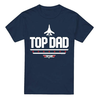 Front - Top Gun Mens Fathers Day T-Shirt