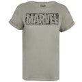 Front - Marvel Womens/Ladies Comic Cotton Logo T-Shirt