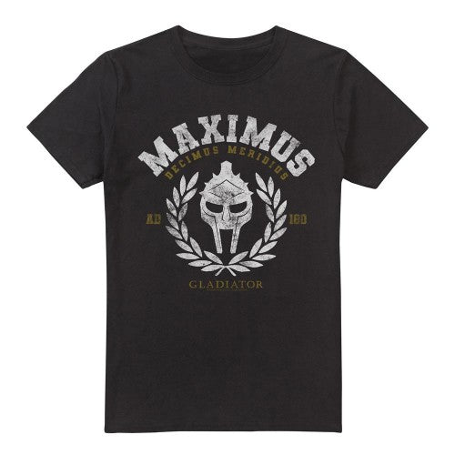 Front - Gladiator Mens Academy Wreath T-Shirt