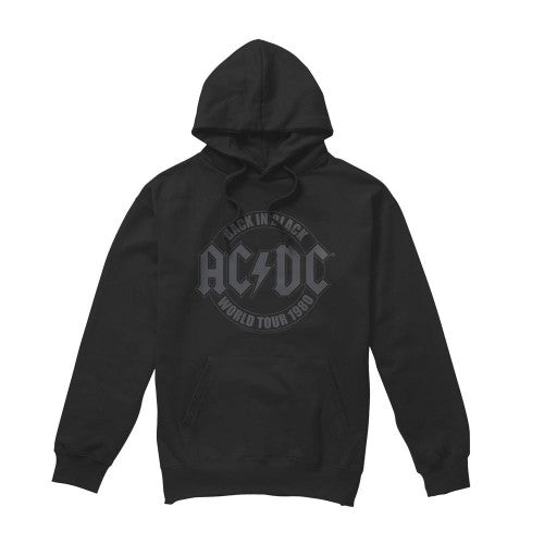 Front - AC/DC Mens Tour Emblem Hoodie