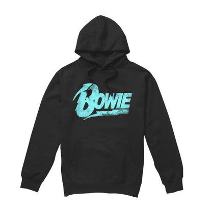 Front - David Bowie Mens Logo Hoodie