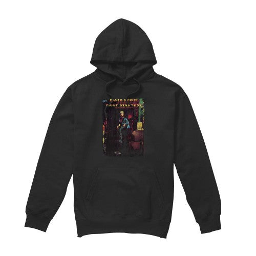 Front - David Bowie Mens Ziggy Stardust Album Hoodie
