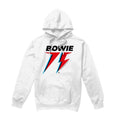 Front - David Bowie Mens 75 Logo Hoodie