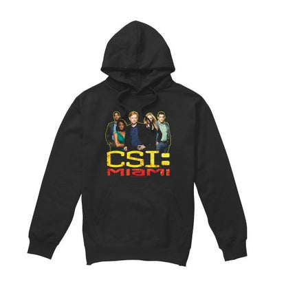 Front - CSI: Miami Mens Cast Hoodie