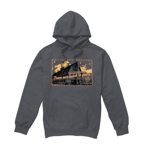 Front - Yellowstone Mens Seasons Greetings From The Yellowstone Christmas Hoodie