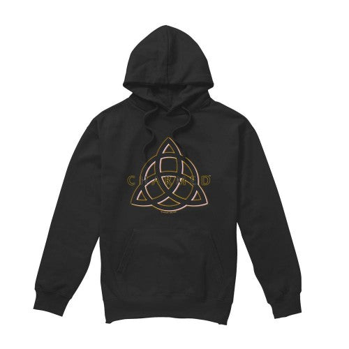 Front - Charmed Mens Triple Linked Logo Hoodie