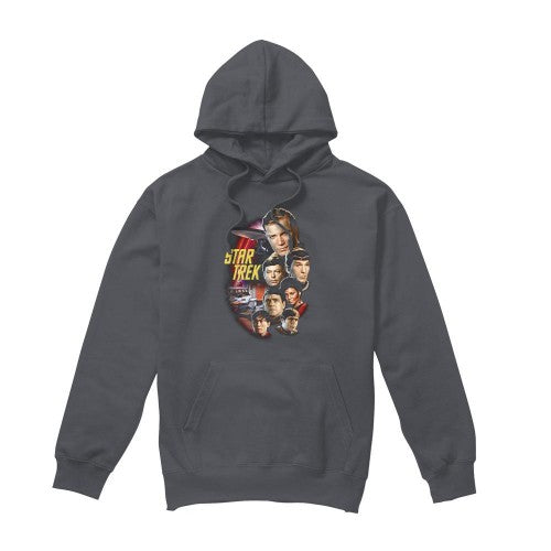 Front - Star Trek Mens Classic Crew Hoodie