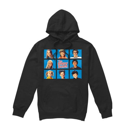 Front - The Brady Bunch Mens Framed Hoodie