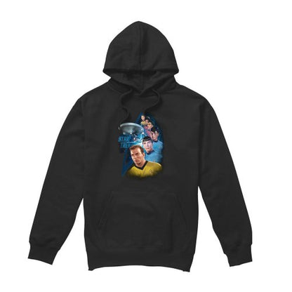 Front - Star Trek Mens Among the Stars Hoodie