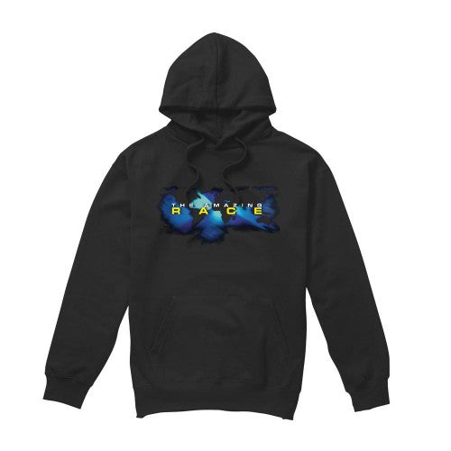 Front - The Amazing Race Mens Faded Globe Hoodie