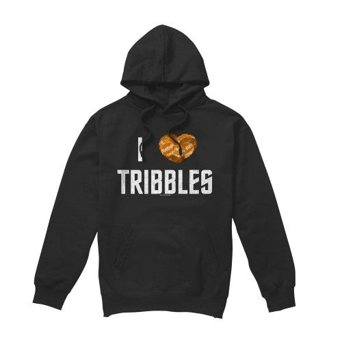 Front - Star Trek Mens I Heart Tribbles Hoodie