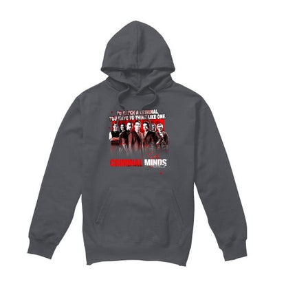 Front - Criminal Minds Mens Think Like One Hoodie