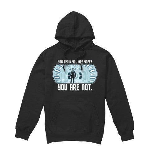 Front - Star Trek: Into Darkness Mens Not Safe Hoodie