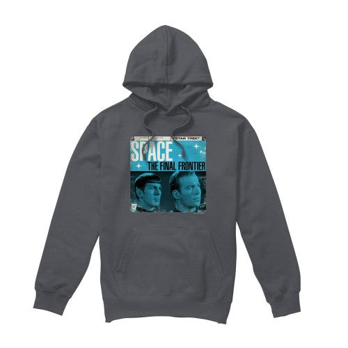 Front - Star Trek Mens Final Frontier Cover Hoodie