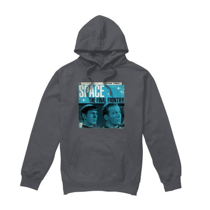 Front - Star Trek Mens Final Frontier Cover Hoodie