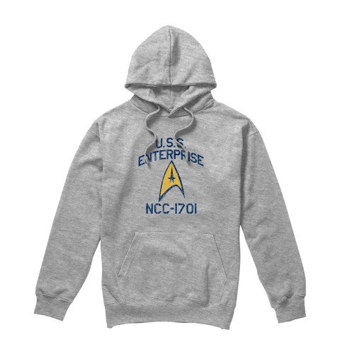 Front - Star Trek Mens Collegiate Arch Hoodie