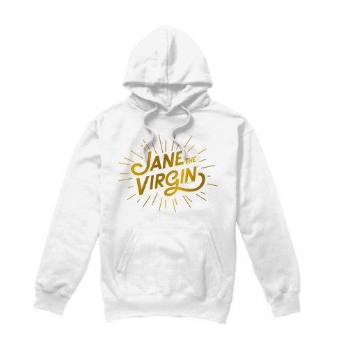 Front - Jane the Virgin Mens Golden Logo Hoodie