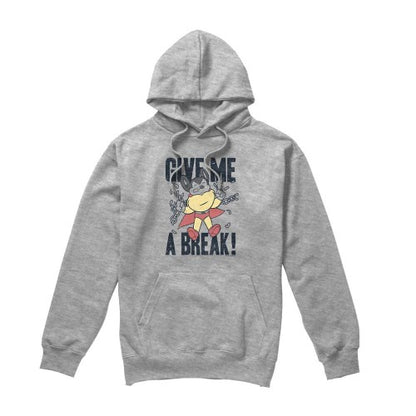 Front - Mighty Mouse Mens Give Me a Break Hoodie
