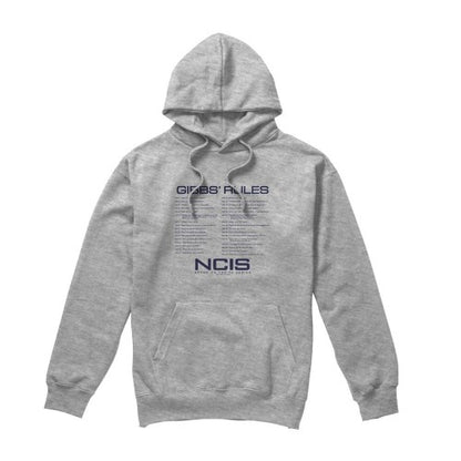 Front - NCIS Mens Gibbs Rules Hoodie