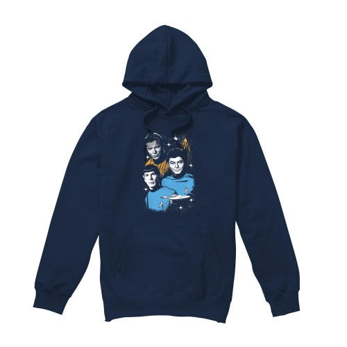 Front - Star Trek Mens All Star Crew Hoodie