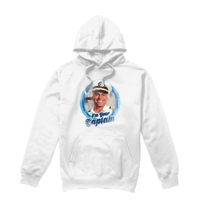 Front - The Love Boat Mens I´m Your Captain Hoodie