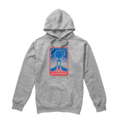 Front - Star Trek Beyond Mens Enterprise Patch Hoodie