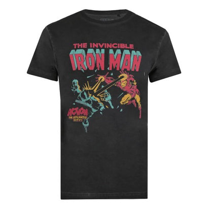 Front - Iron Man Mens Blast T-Shirt
