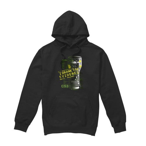 Front - CSI Mens I Drank the Evidence Hoodie