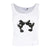 Front - Disney Womens/Ladies Kiss Mickey & Minnie Mouse Silhouette Tank Top