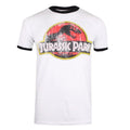 Front - Jurassic Park Mens Distressed Logo T-Shirt