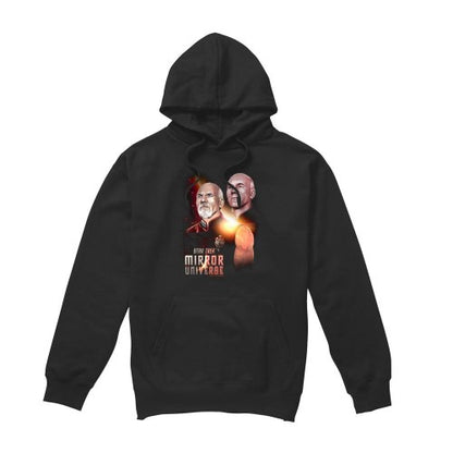 Front - Star Trek Mens Mirror Jean-Luc Picard Hoodie