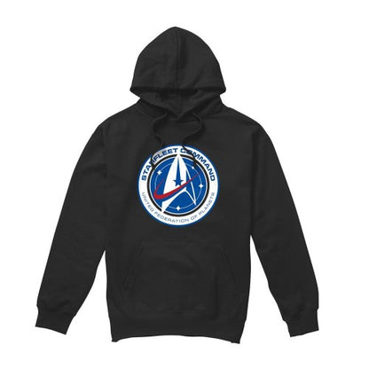 Front - Star Trek: Discovery Mens Starfleet Command Hoodie