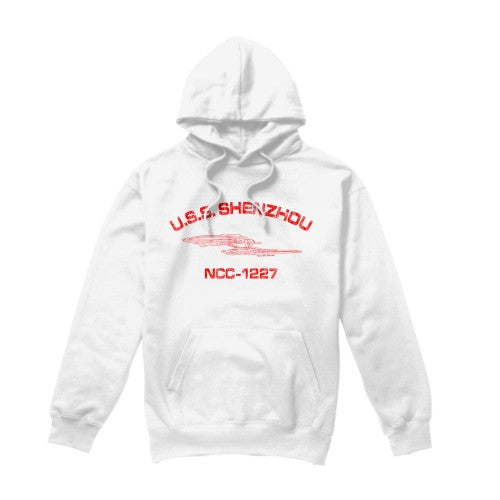 Front - Star Trek Mens Shenzhou Athletic Hoodie