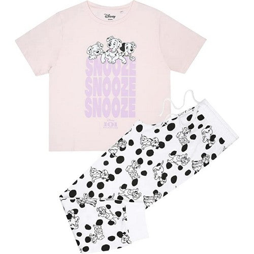 Front - 101 Dalmatians Womens/Ladies Snooze Long Pyjama Set