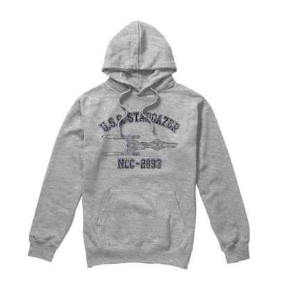 Front - Star Trek Mens Stargazer Athletic Hoodie