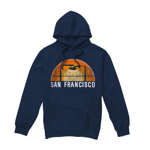 Front - Star Trek Mens San Francisco Trek Hoodie