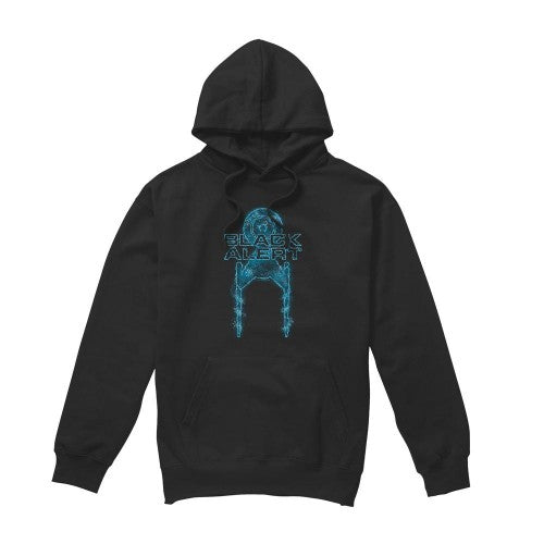Front - Star Trek: Discovery Mens Black Alert Hoodie