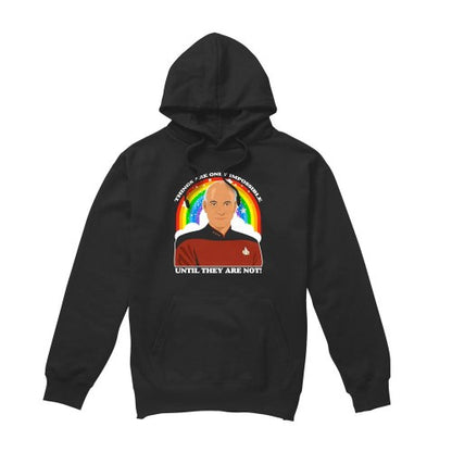 Front - Star Trek: The Next Generation Mens Impossible Hoodie