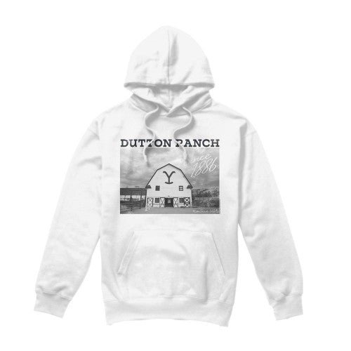 Front - Yellowstone Mens Dutton Barn Hoodie