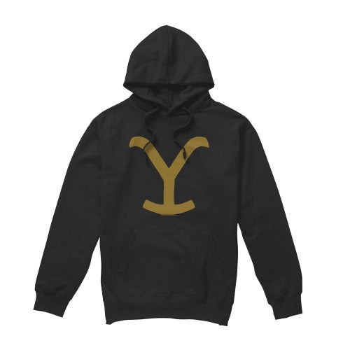Front - Yellowstone Mens Brand Hoodie