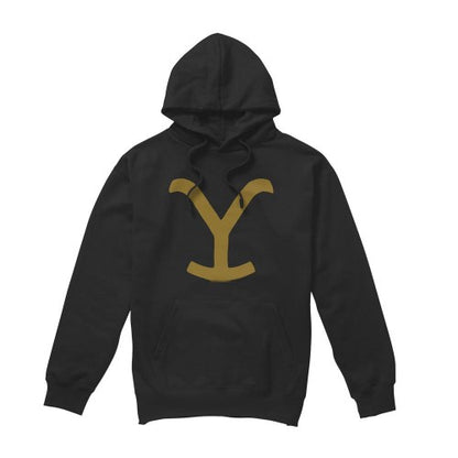 Front - Yellowstone Mens Brand Hoodie