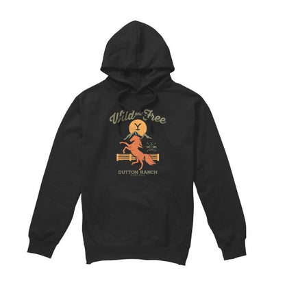 Front - Yellowstone Mens Wild & Free Hoodie
