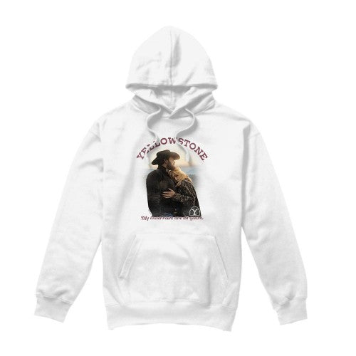 Front - Yellowstone Mens Tomorrows Rip & Beth Hoodie